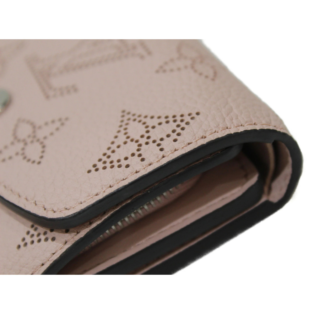 LOUIS VUITTON Portefeuille Iris Mahina Magnolia Pink Folding Wallet Compact - Picture 6 of 10